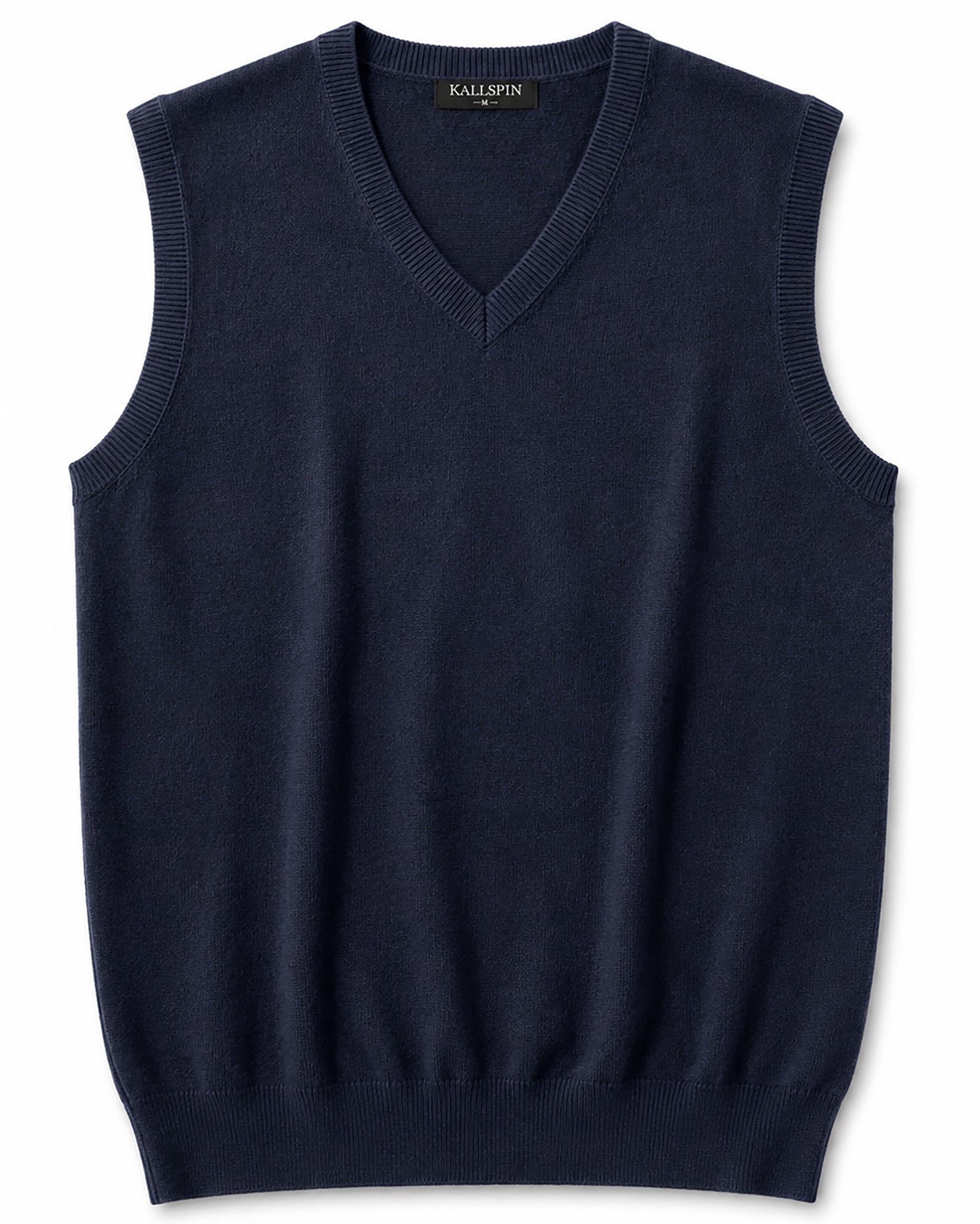 Wool Blend V-Neck Sweater Vest
