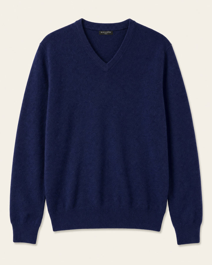 Wool Blend V-Neck Pullover