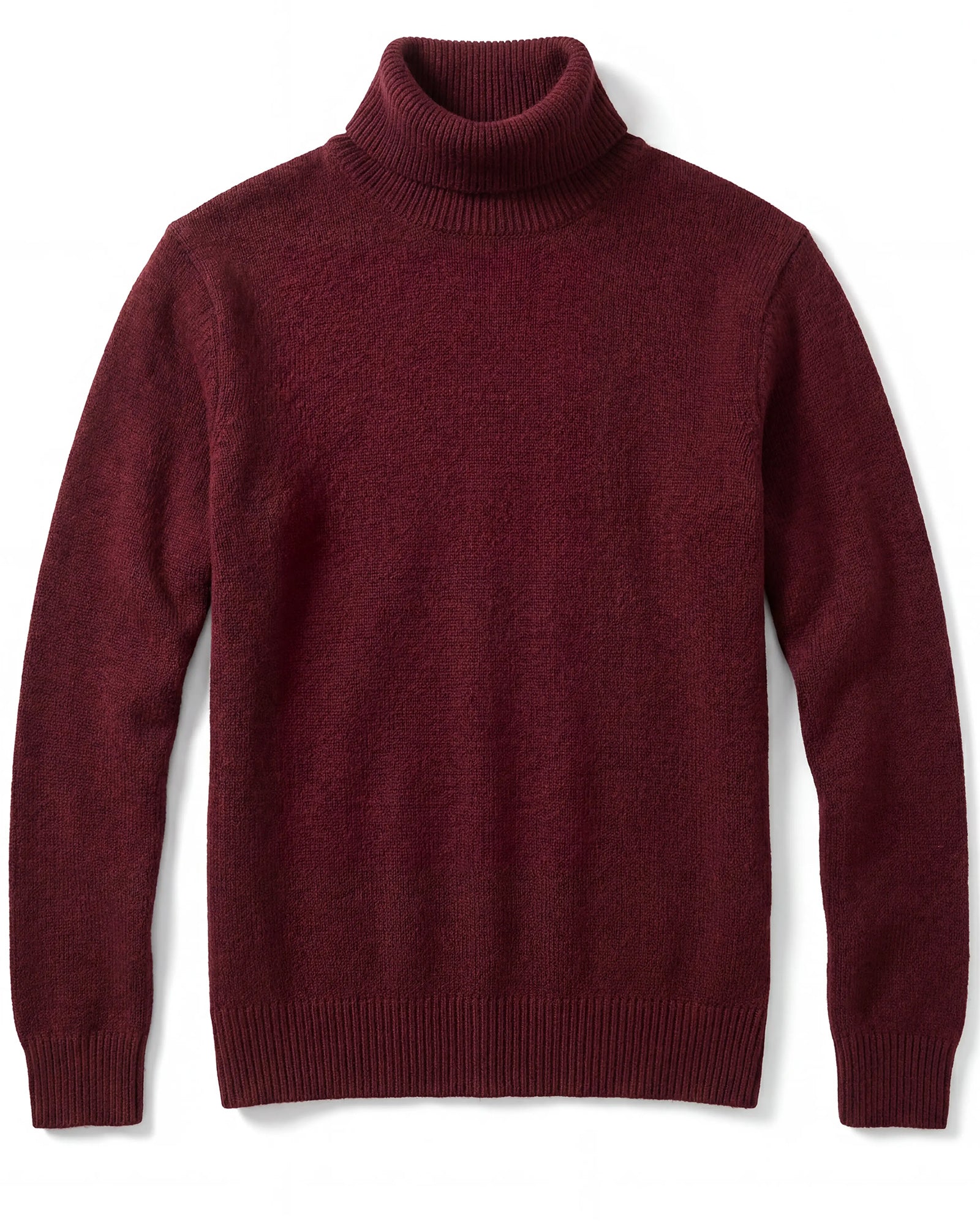 Wool Blend Turtleneck Pullover