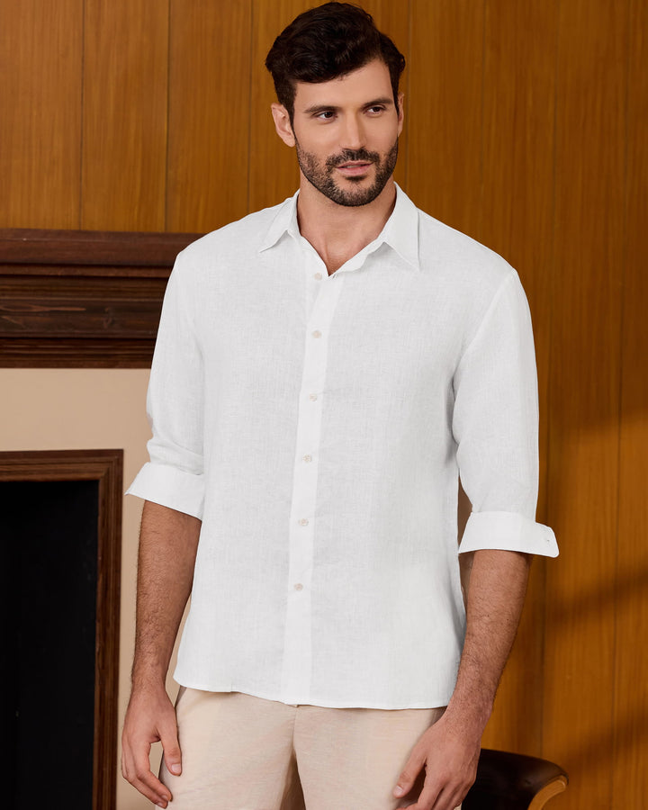 Pure Linen Long Sleeve Shirt