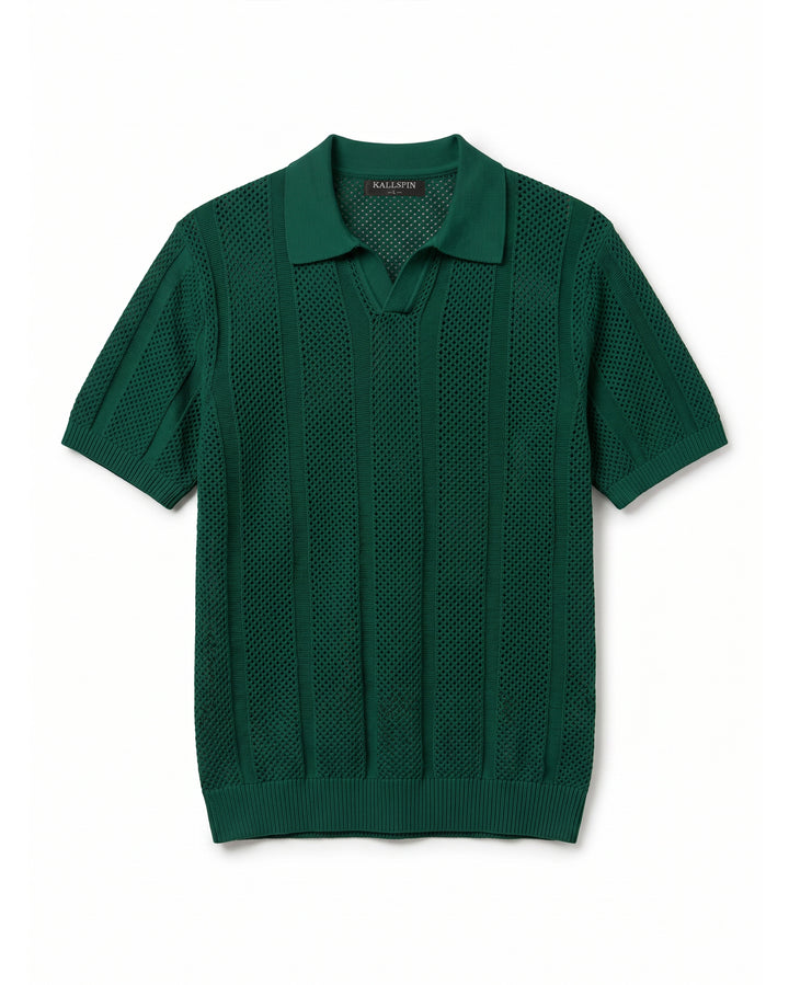 Casual Knit Polo