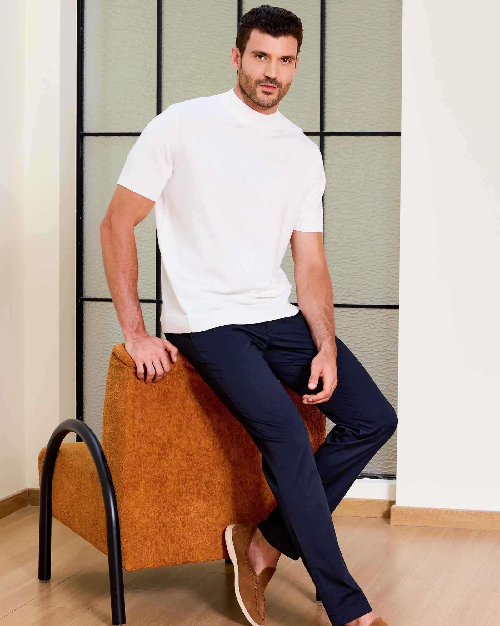 Kallspin Casual Basic Tops - Premium Men's Clothing