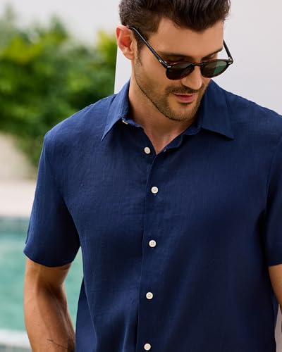 Kallspin Men's Linen Shirt Back View