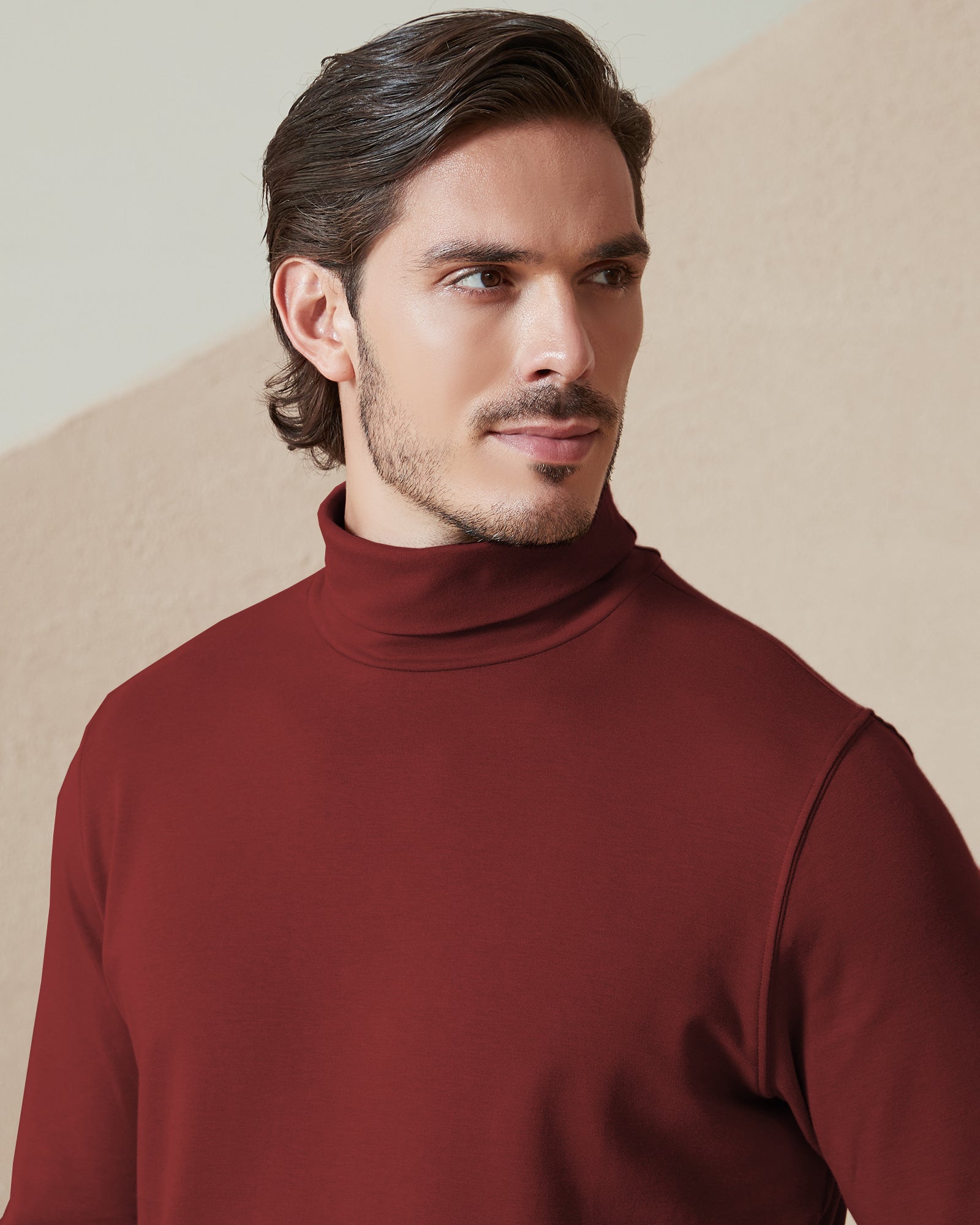 Kallspin Basics Turtleneck Sweatershirt - Premium Men's Clothing