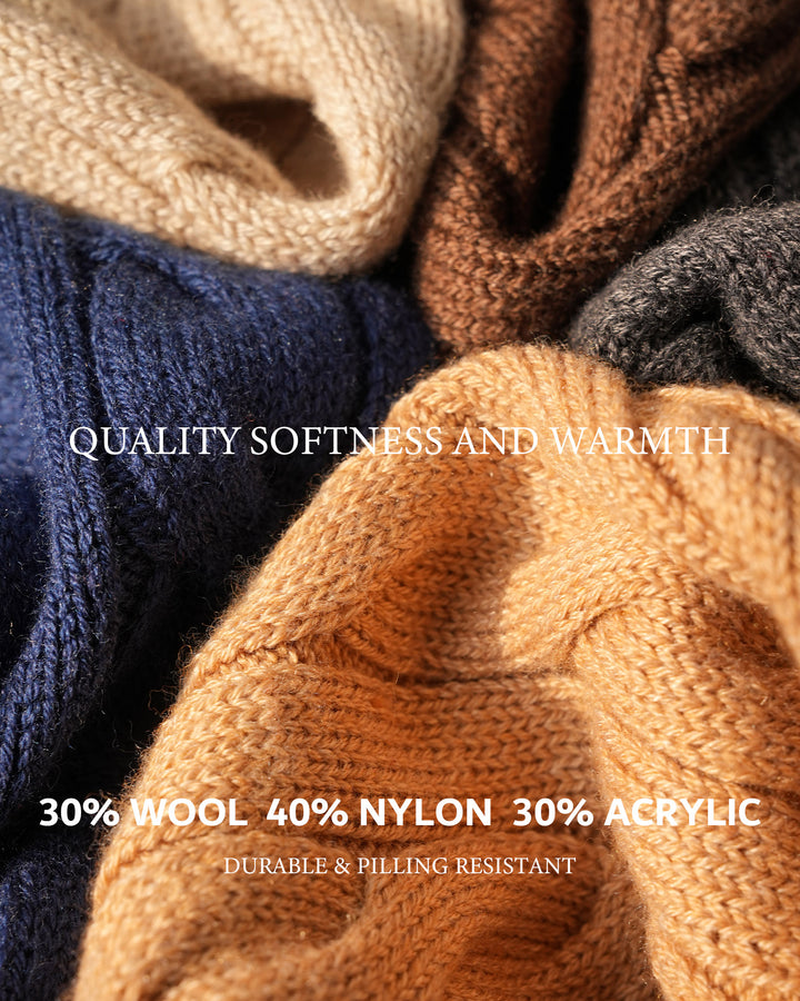 Cable-Knit Wool Sweater Vest