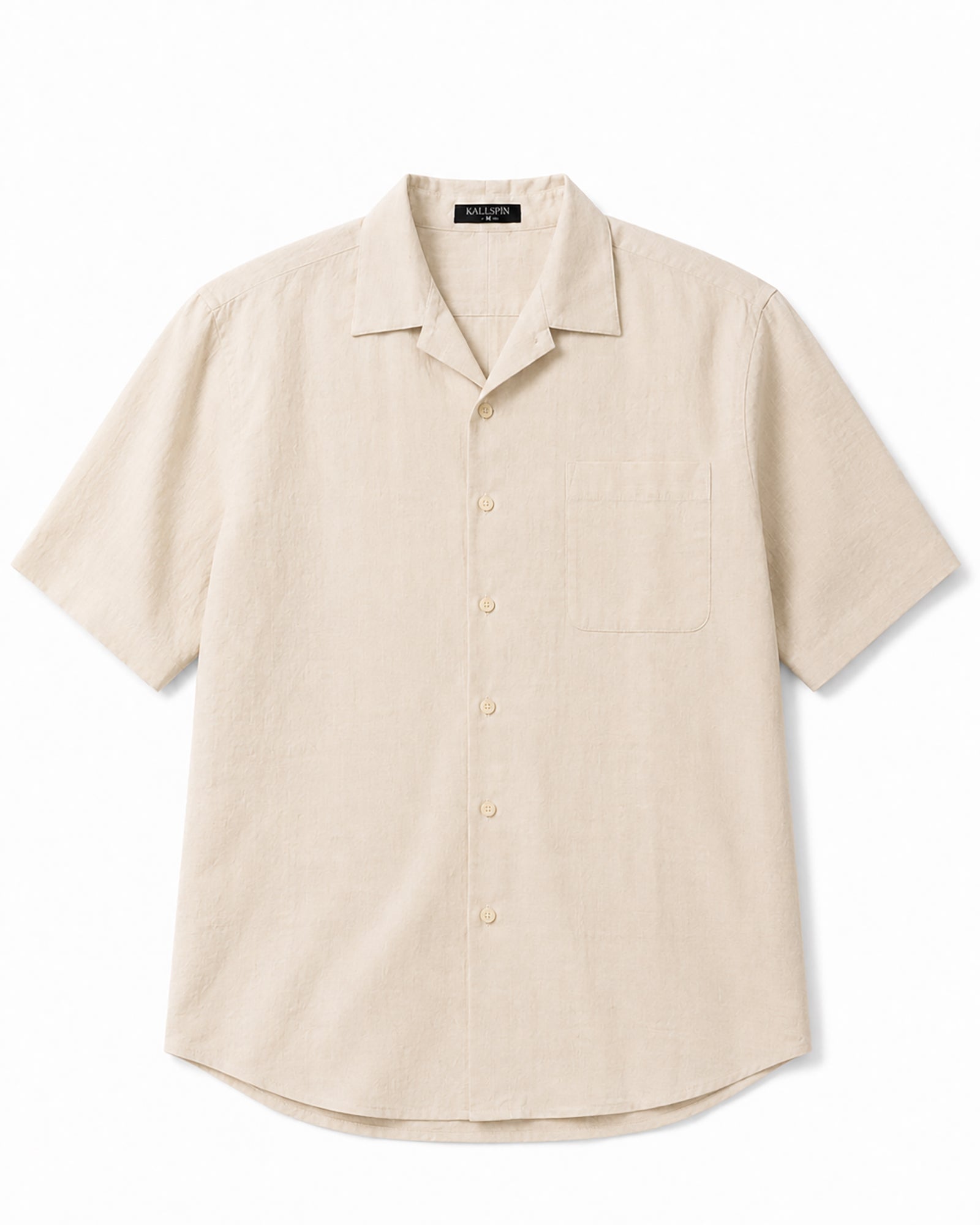 Retro Cuban-Collar Shirt