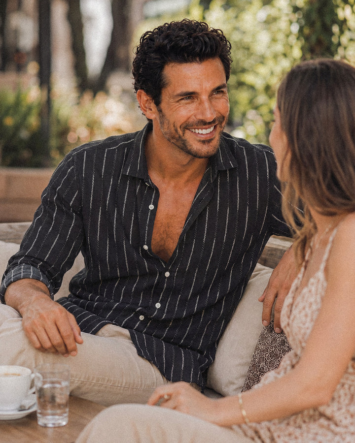 Linen Casual Pattern Shirt