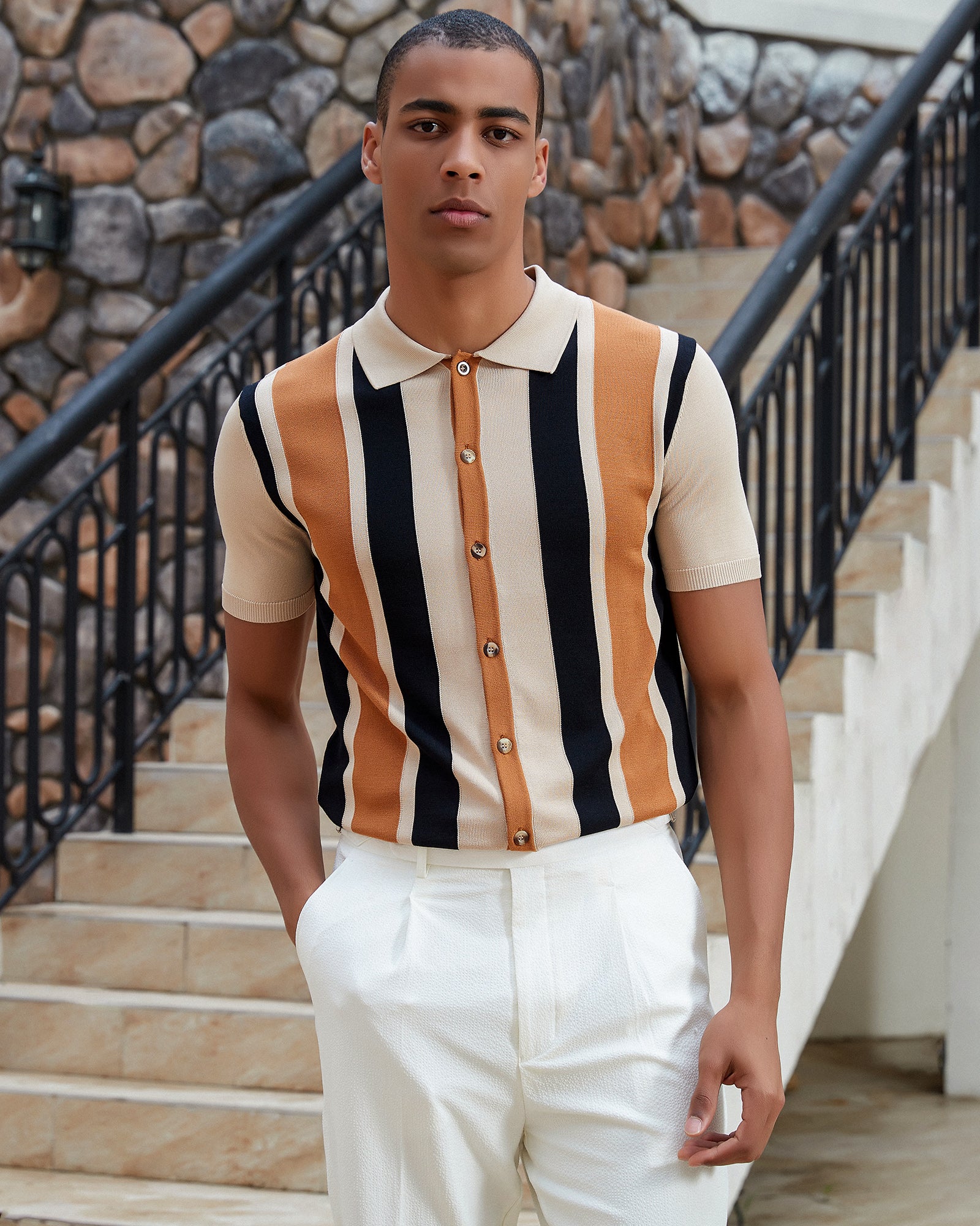 Kallspin Vintage Polo Shirt - Premium Men's Clothing