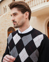 Argyle Wool Crewneck Pullover