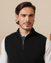 Cotton Quarter Zipper Vest