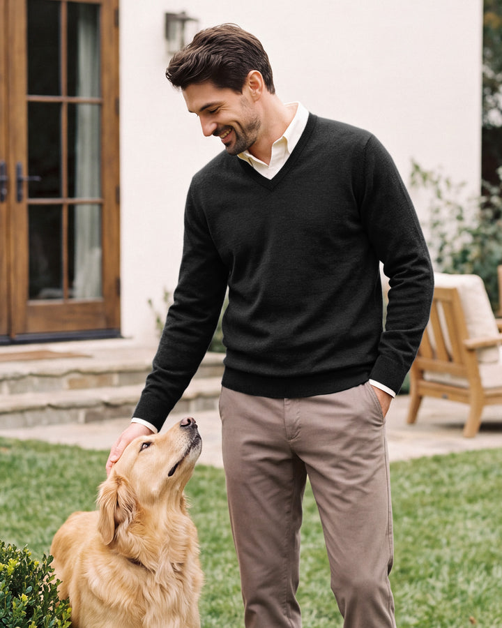 Pure 18.5 um Merino Wool Pullover Sweater