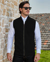 Wool Blend Full-zip Vest