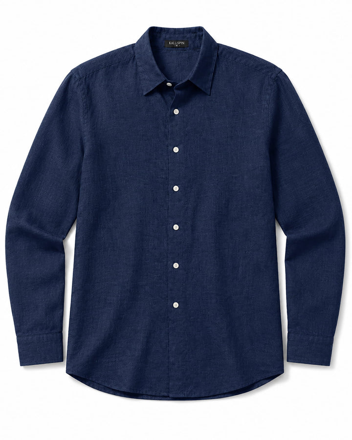 Pure Linen Long Sleeve Shirt