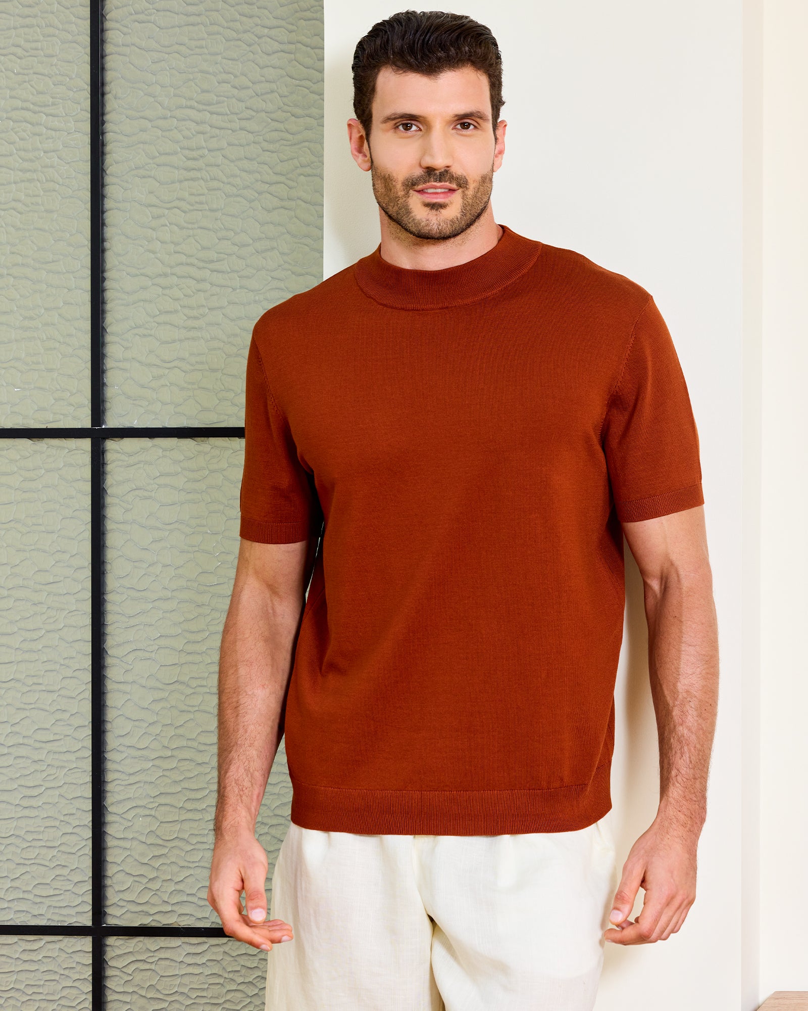 Kallspin Casual Basic Tops - Premium Men's Clothing