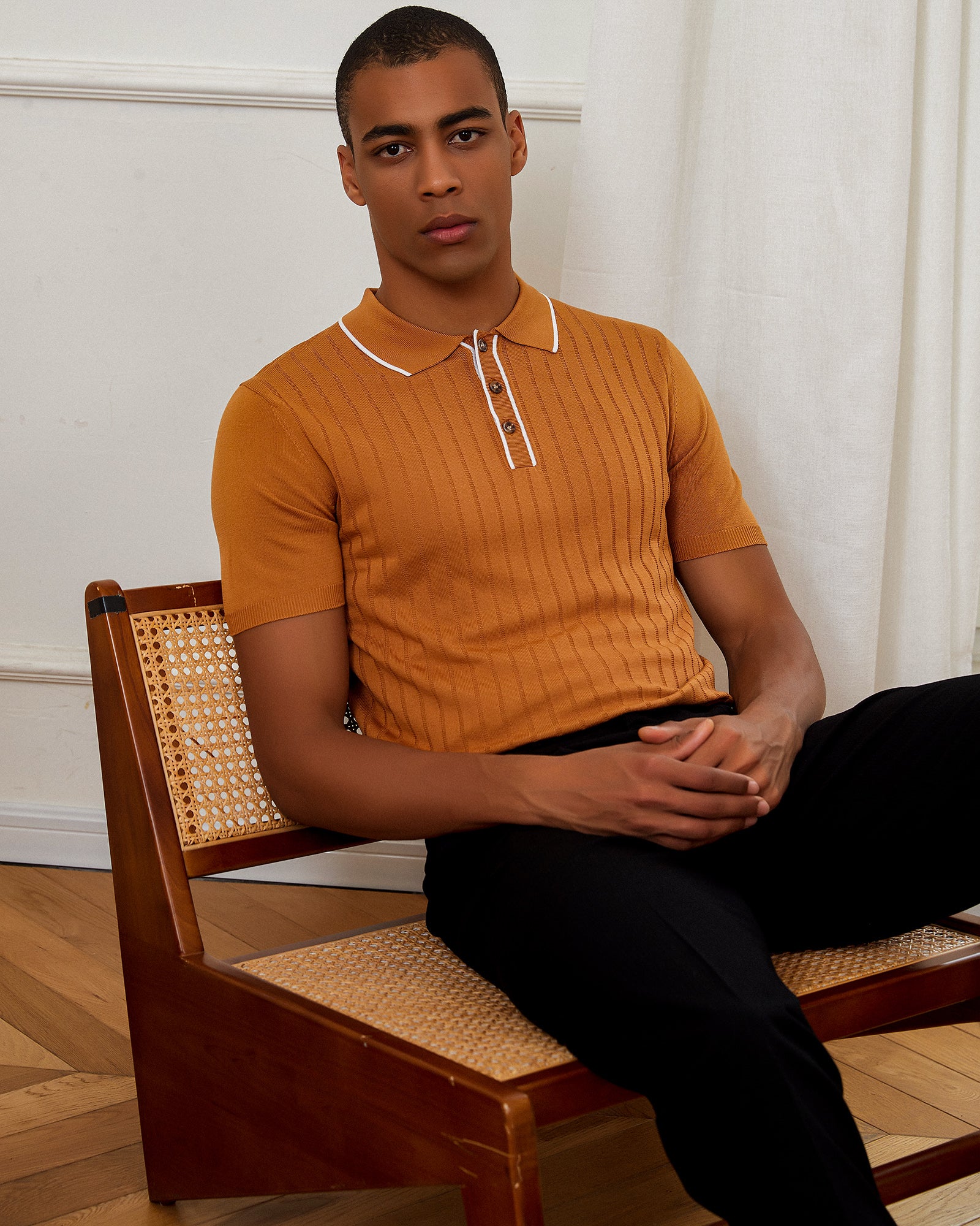 Kallspin Knitted Polo Shirt - Premium Men's Clothing
