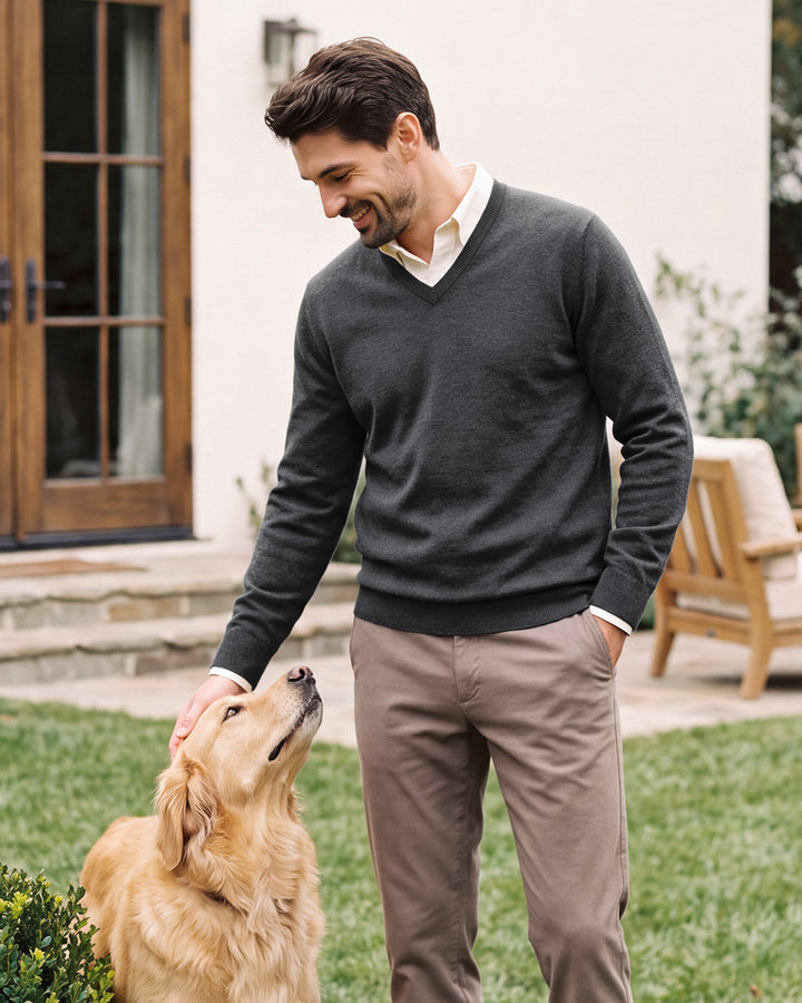 Pure 18.5 um Merino Wool Pullover Sweater