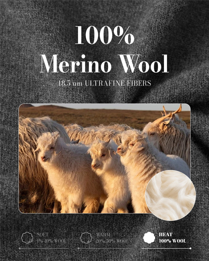 Pure 18.5 um Merino Wool Pullover Sweater