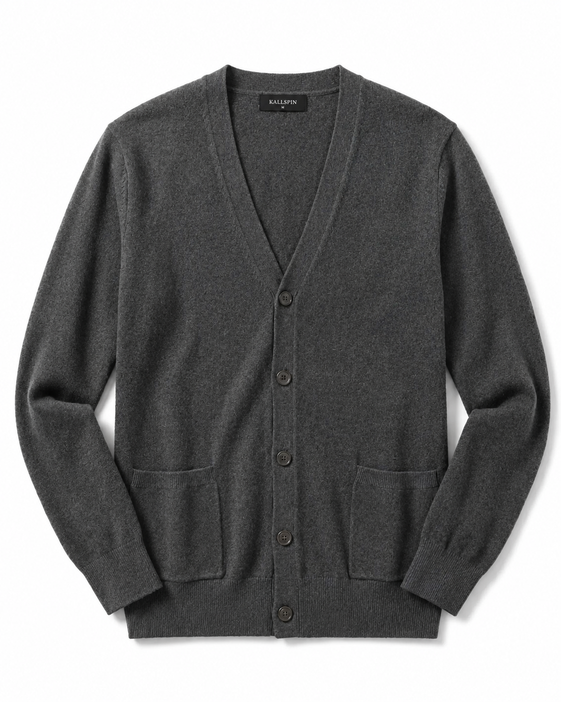 Wool Blend V-Neck Cardigan
