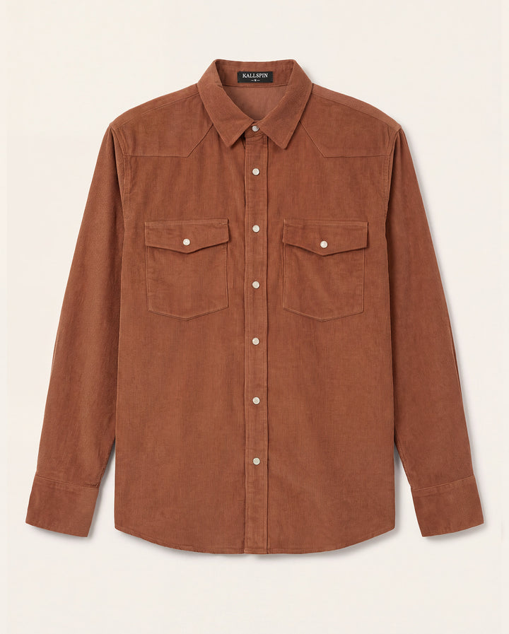 Corduroy Cotton Western Shirt