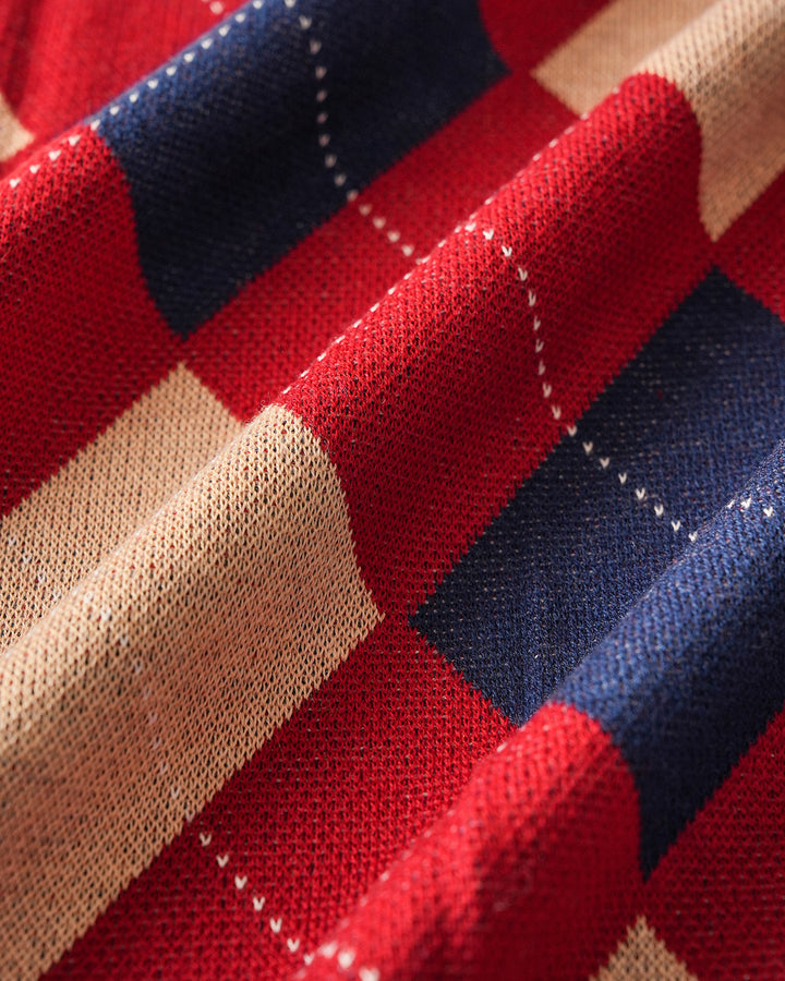 Argyle Wool Sweater Vest