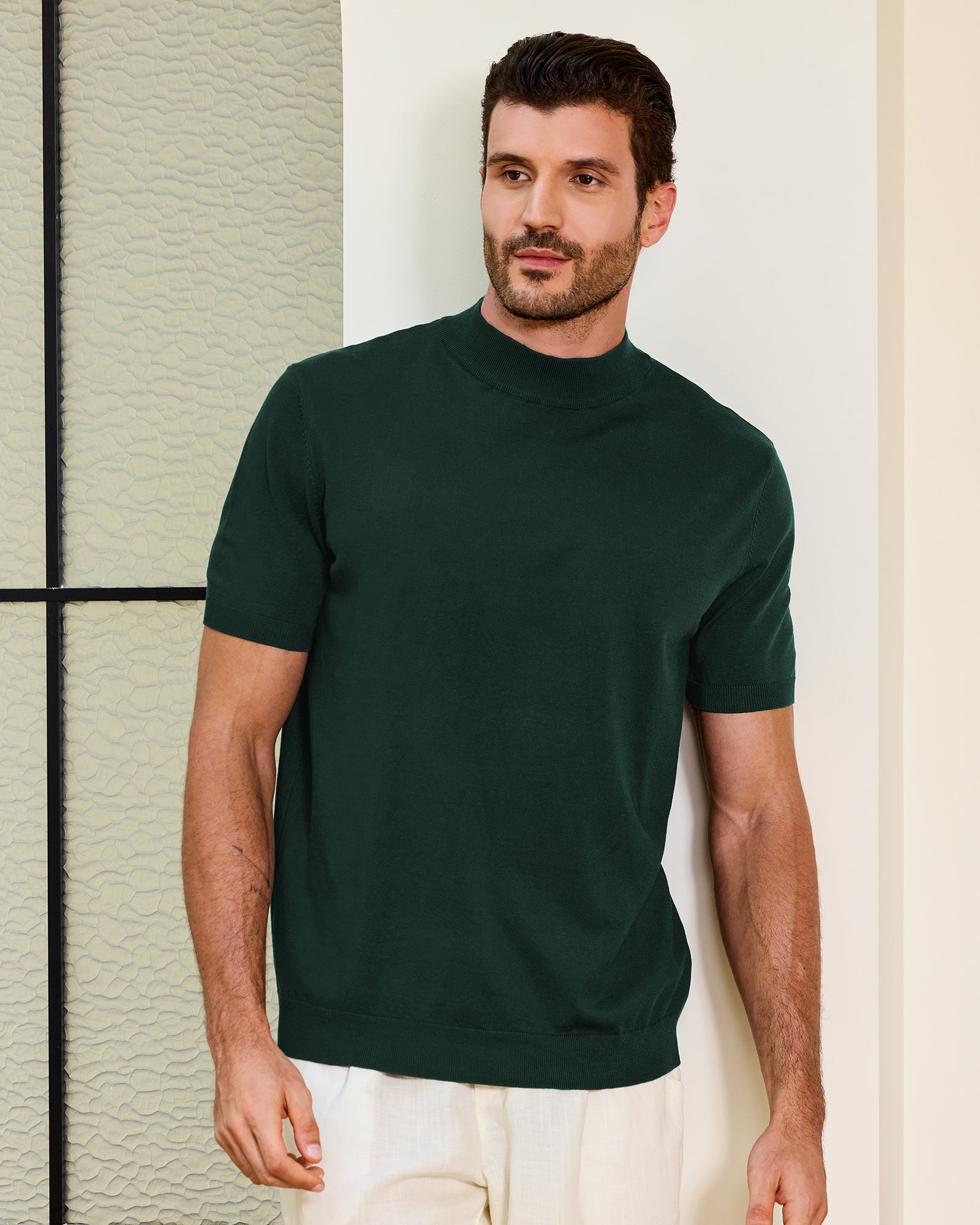 Kallspin Casual Basic Tops - Premium Men's Clothing