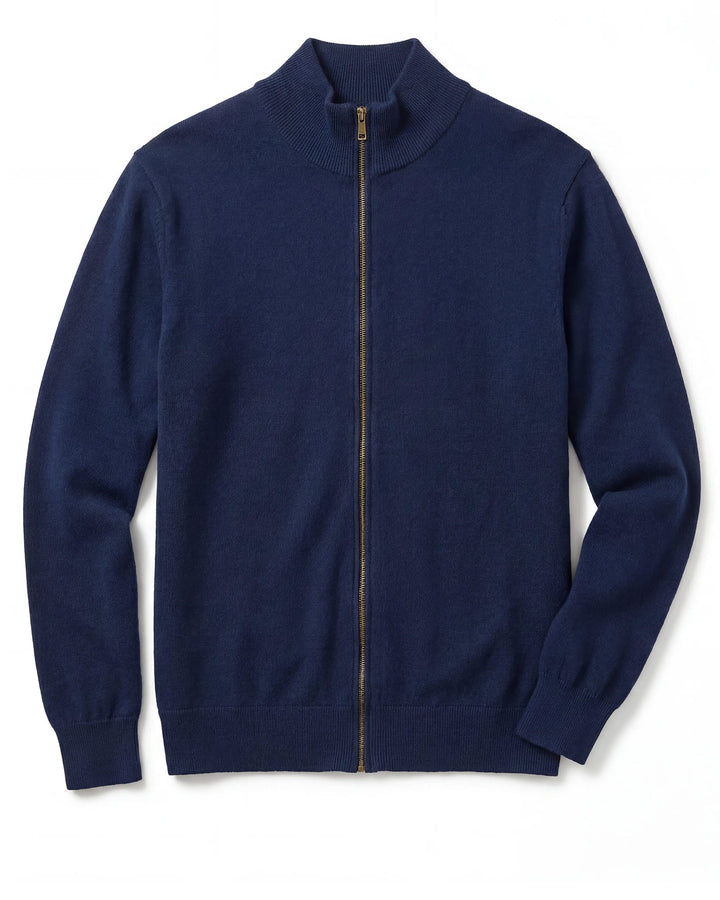Cotton Full-Zip Cardigan
