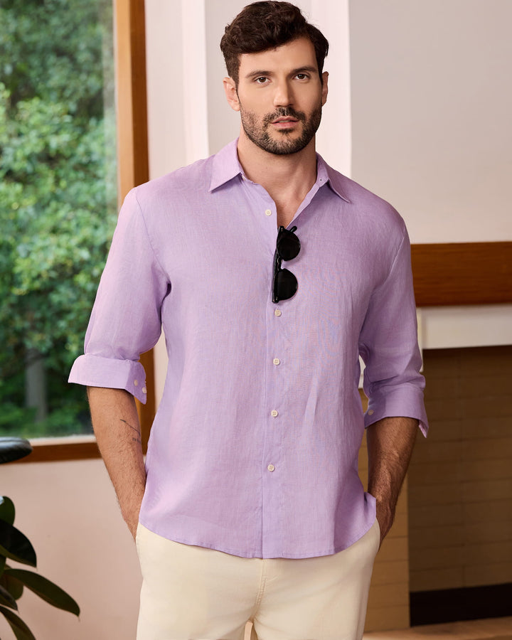 Pure Linen Long Sleeve Shirt