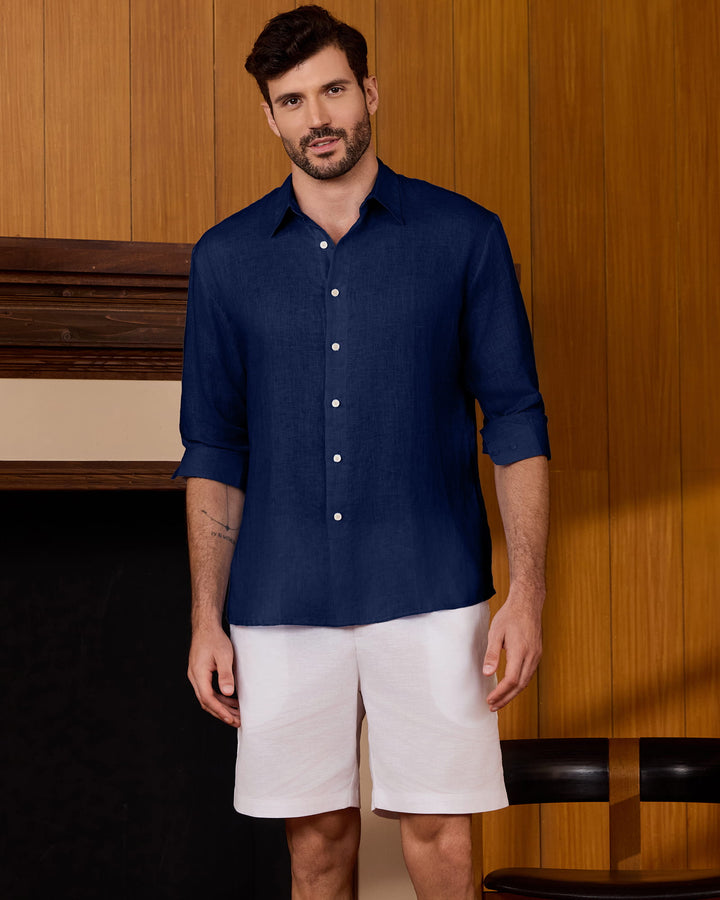 Pure Linen Long Sleeve Shirt