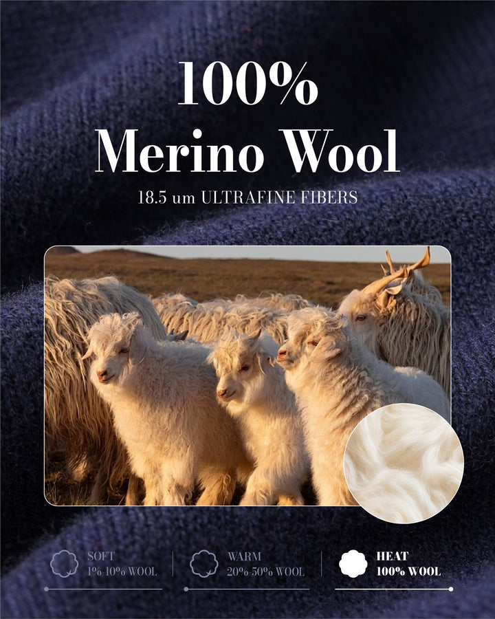 Pure 18.5 um Merino Wool Pullover Sweater