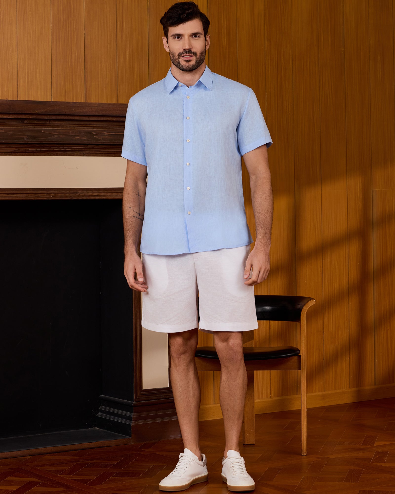 Pure Linen Short Sleeve Shirt