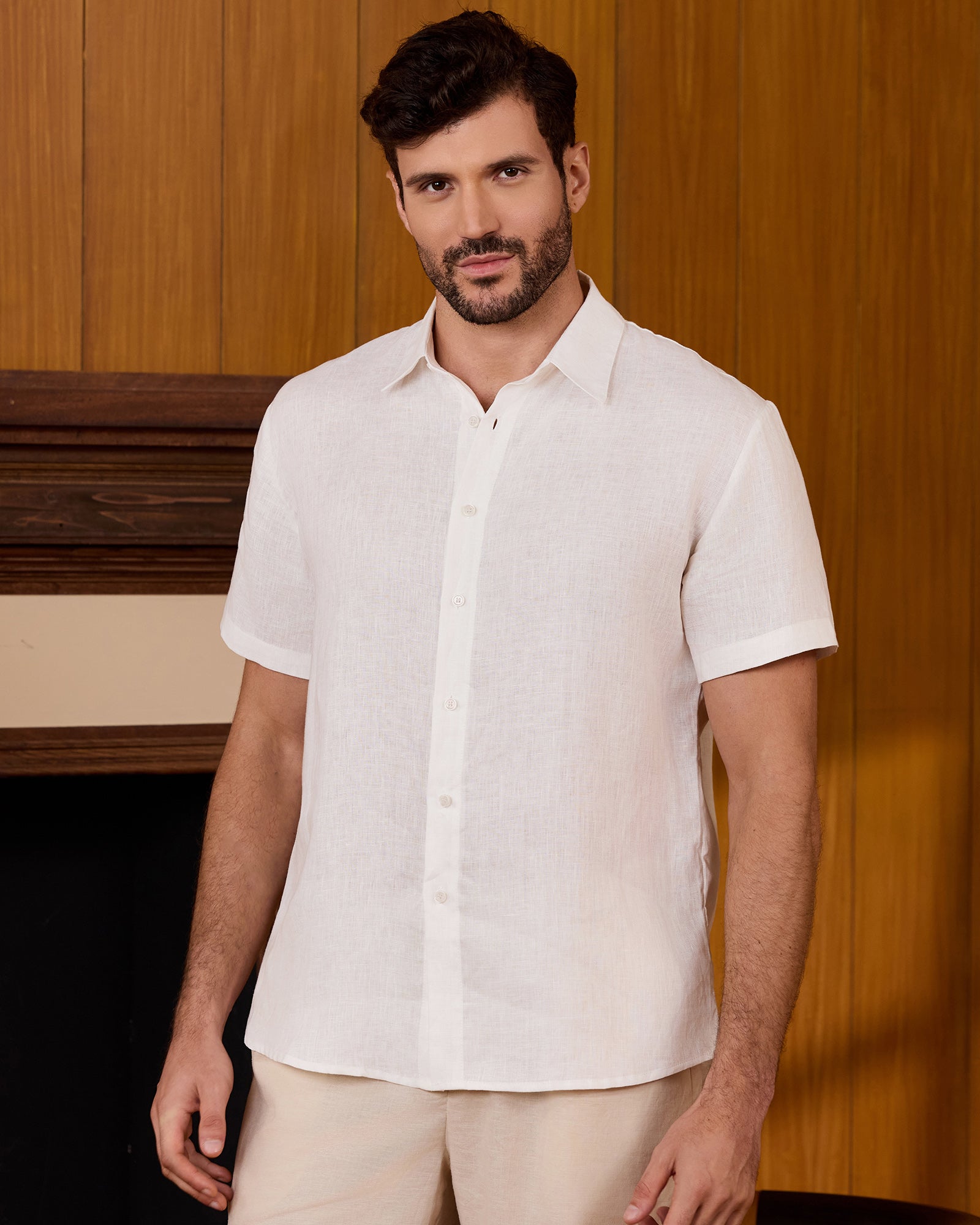 Pure Linen Short Sleeve Shirt