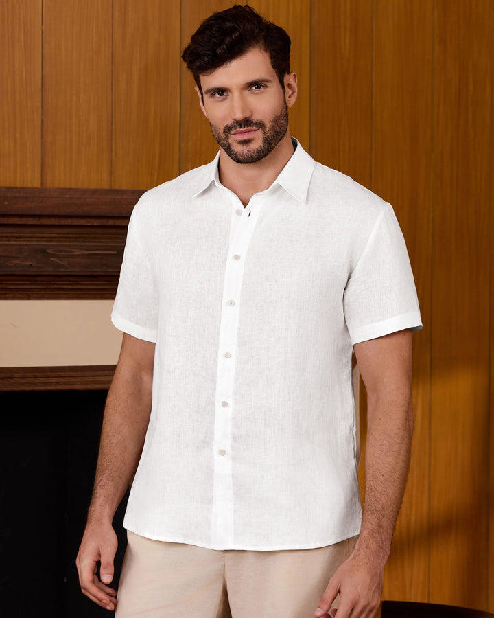 Pure Linen Short Sleeve Shirt