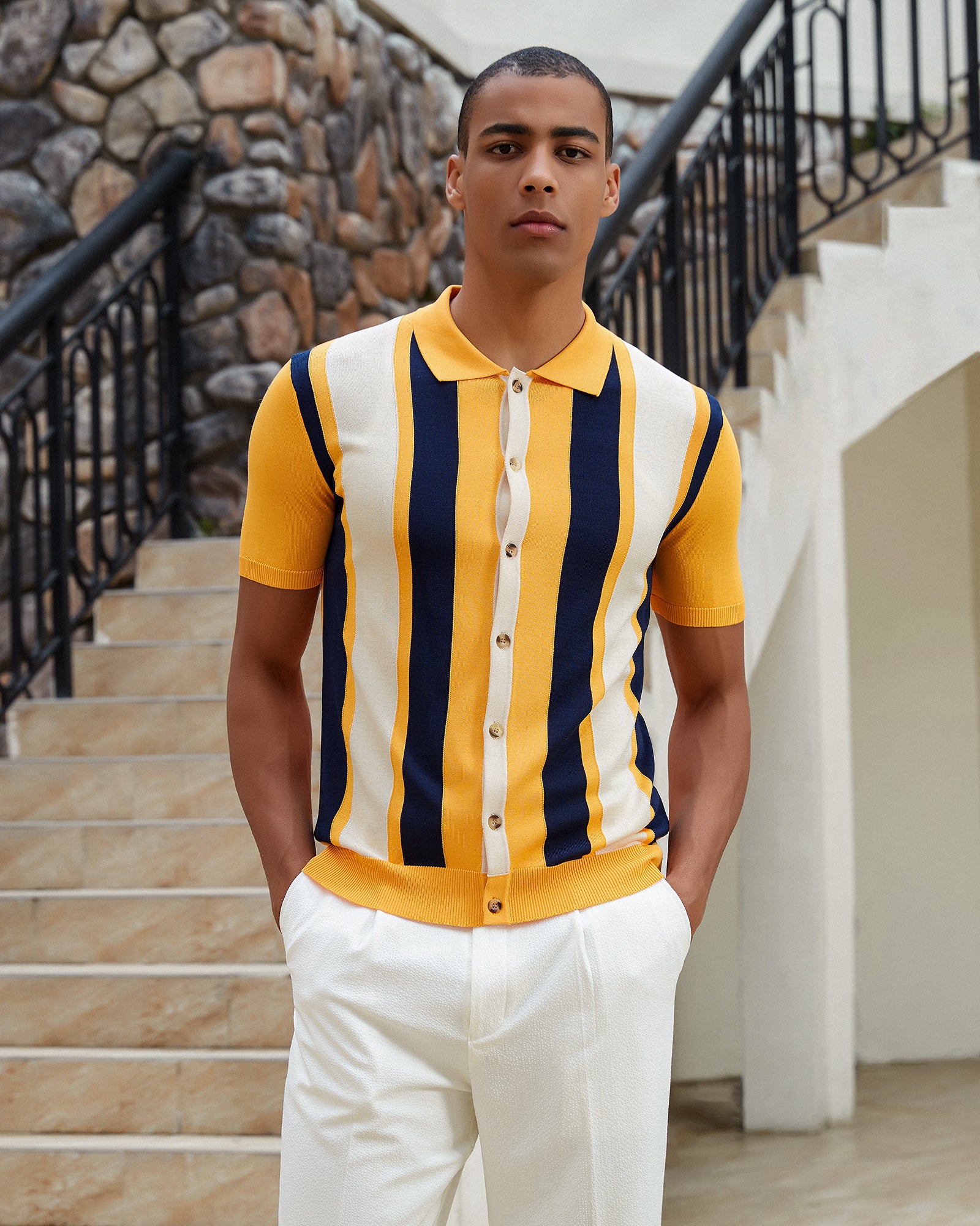 Kallspin Vintage Polo Shirt - Premium Men's Clothing