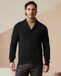 Kallspin Cotton Shawl-Collar Cardigan - Premium Men's Clothing