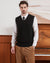 Wool Blend Cable-Knit Vest Pullover