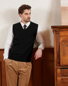 Wool Blend Vest Pullover