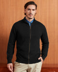 Kallspin Cotton Full-zip Cardigan - Premium Men's Clothing