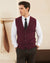 Wool Blend Cable-Knit Cardigan Vest