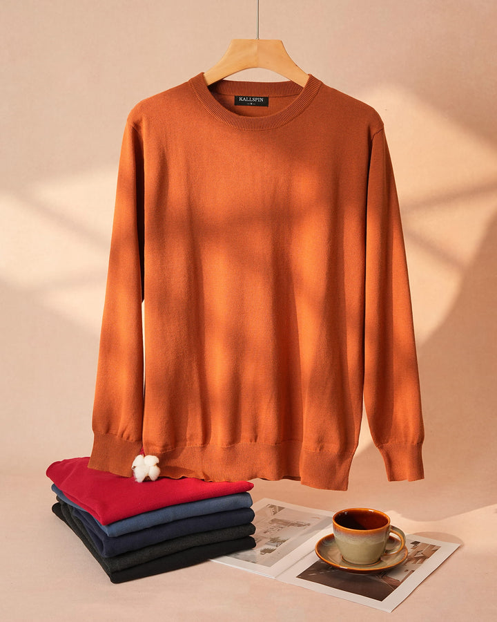 Cotton Crewneck Sweater
