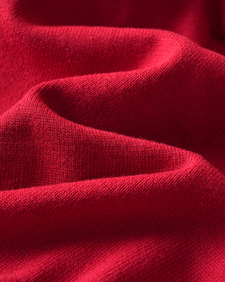 Cotton V-Neck Pullover