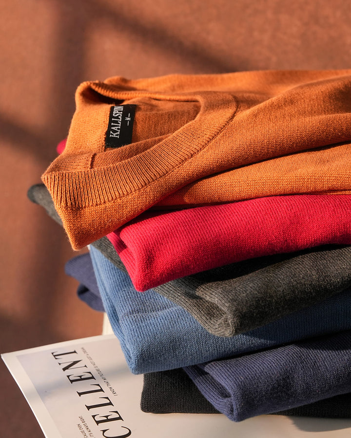 Cotton Crewneck Sweater