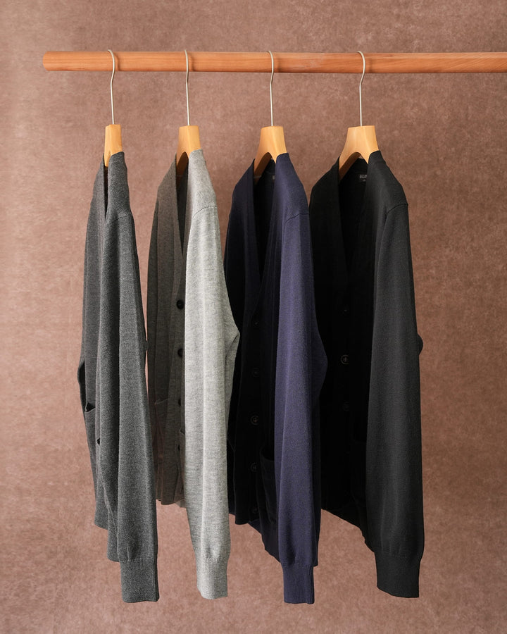 Wool Blend V-Neck Cardigan