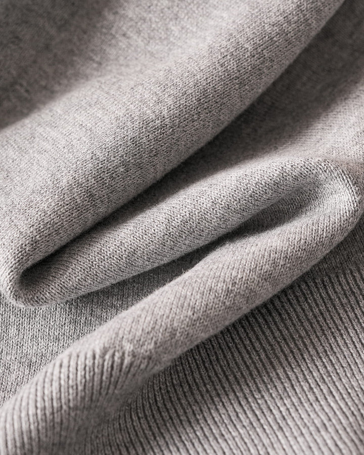 Cotton Quarter-Zip Pullover