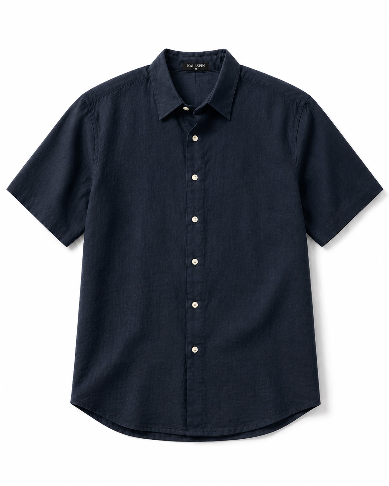 Linen Blend Short Sleeve Shirt