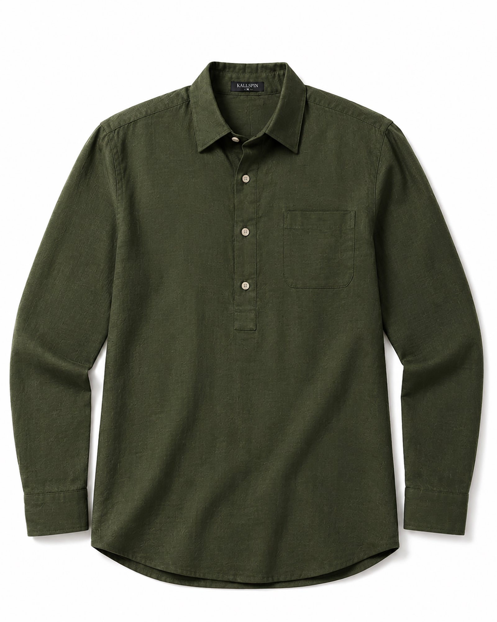 Linen Cotton Pocket Shirt