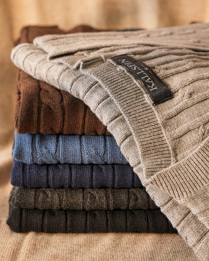 Cotton Cable-Knit Sweater Vest