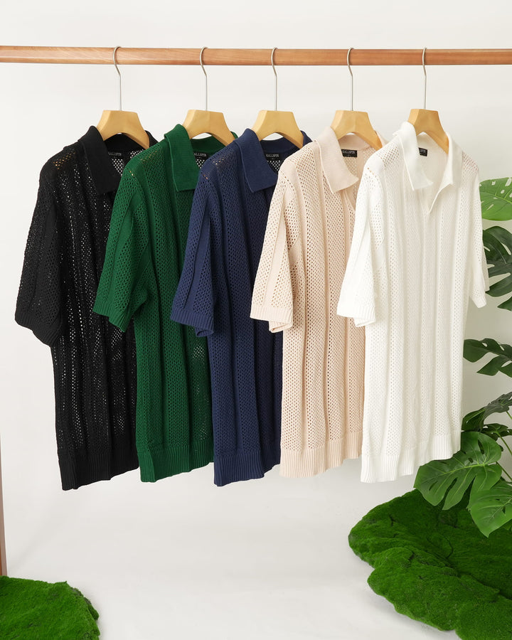 Casual Knit Polo