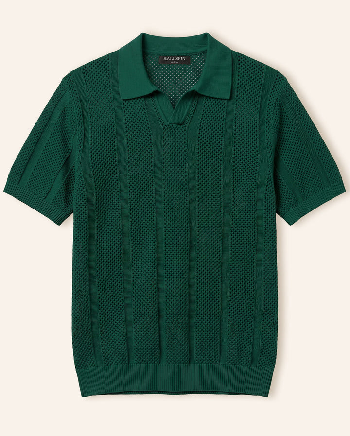 Casual Knit Polo