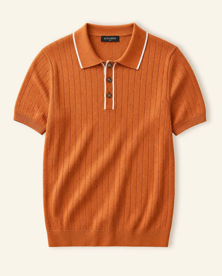Retro Knitted Polo