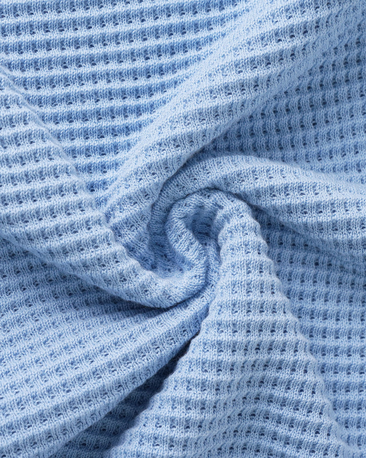 Textured Knitted Polo
